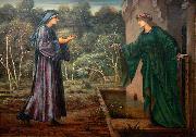 Edward Burne-Jones The Pilgrim at the Gate of Idleness oil painting
